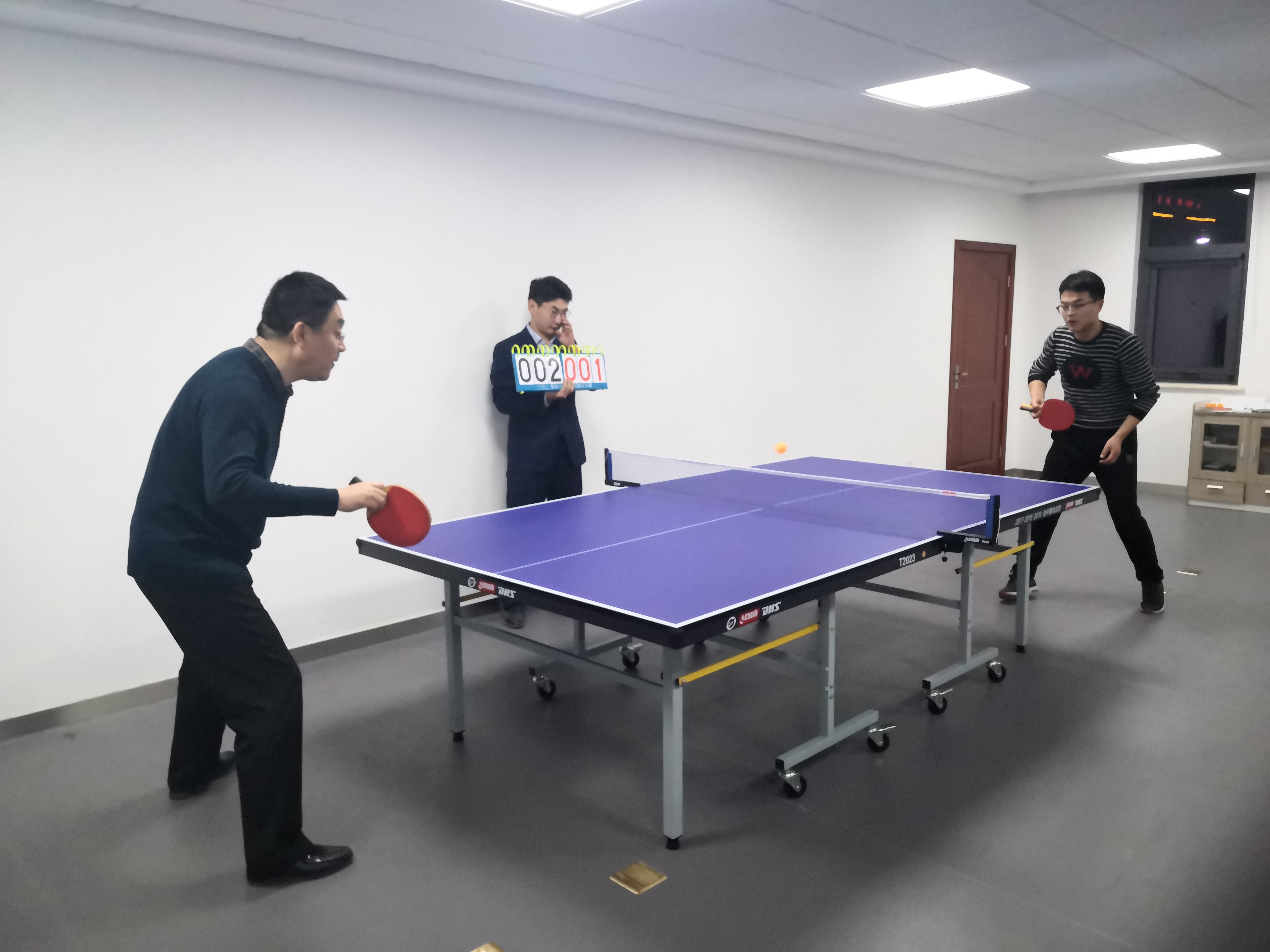 泓源公司舉辦“慶元旦、迎新春”職工乒乓球臺(tái)球比賽(圖2)