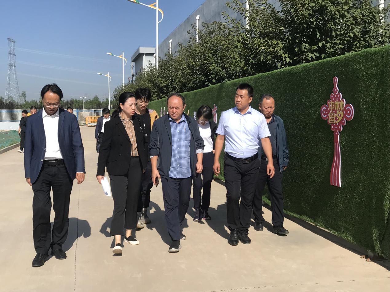 省開發(fā)區(qū)領(lǐng)導(dǎo)小組考察調(diào)研泓源城東污水處理公司工作(圖1)